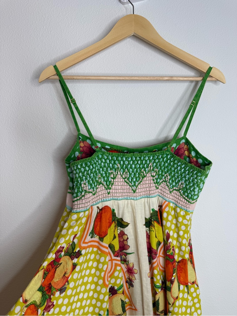 ALÉMAIS Lemonis Printed Linen
Midi Dress Sz 12 - Picture 11 of 16